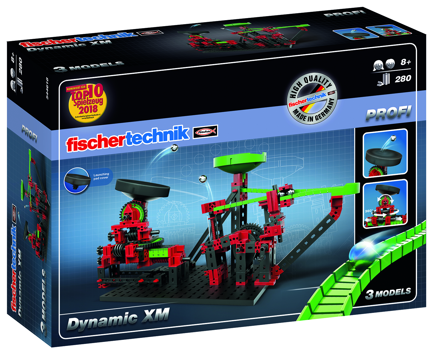 Marble Run Action With A Trampoline Fischer Group Of Companies
